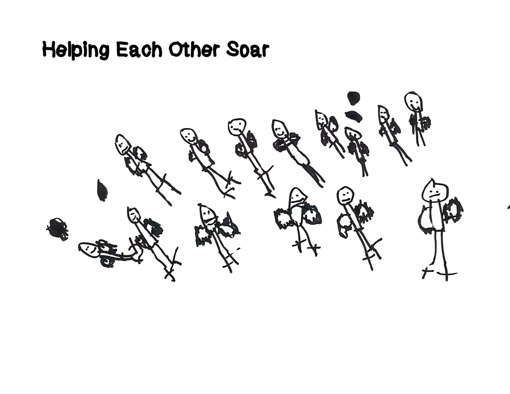 Helping Each Other Soar by Adonis Martin