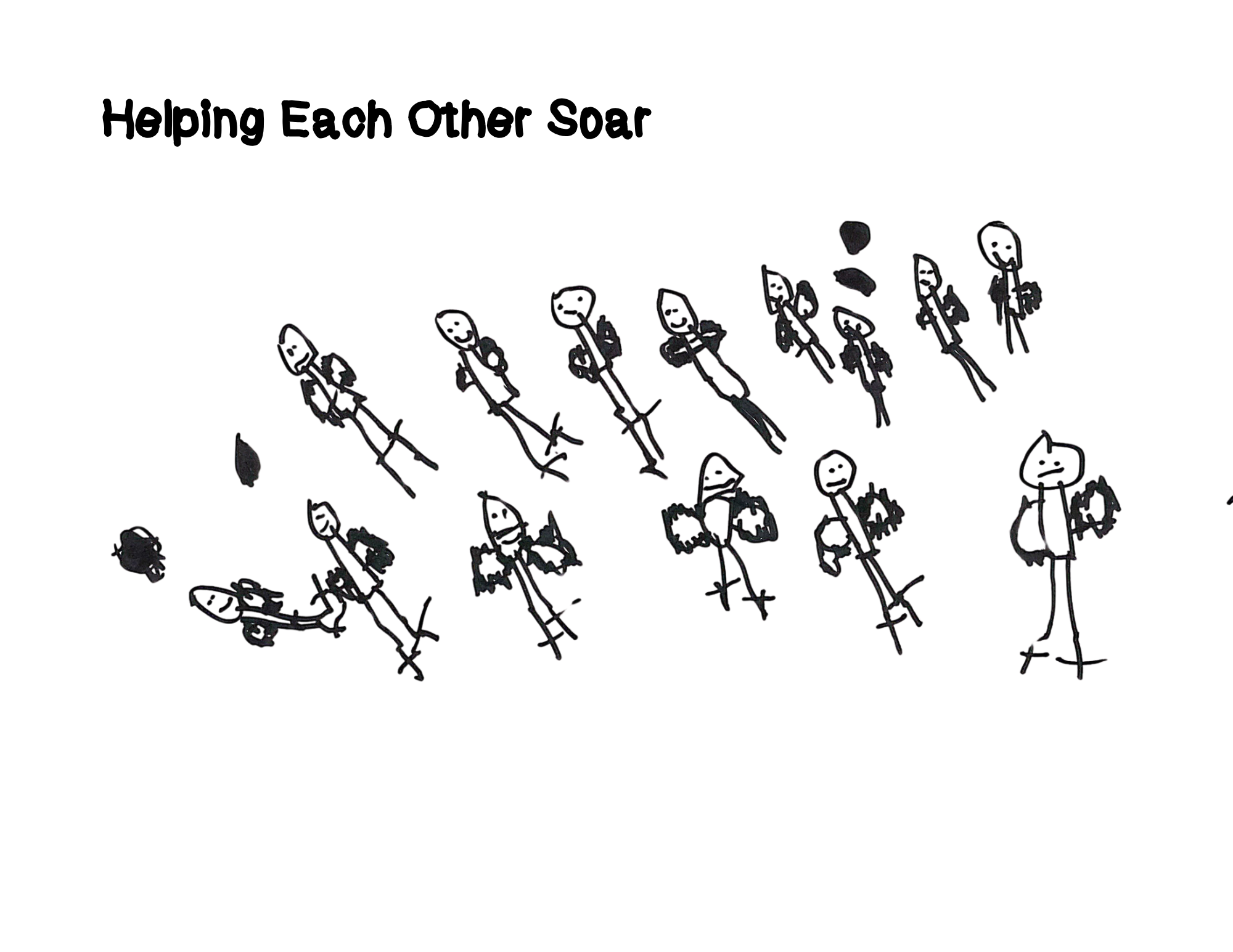 Helping Each Other Soar by Adonis Martin