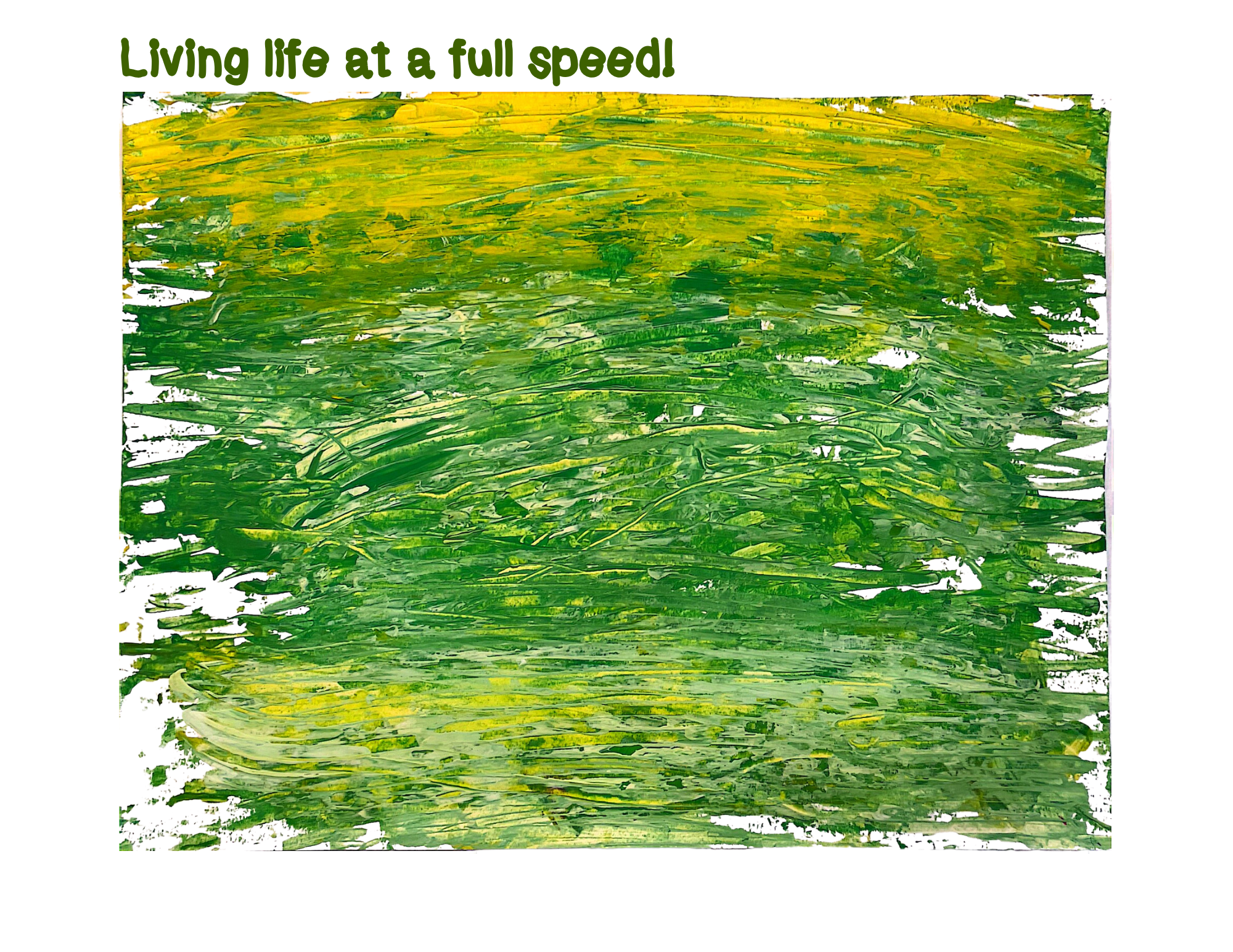Living Life At Full Speed by Logan Martucci