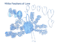 White Feathers of Love by Mariana Policastro