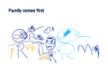 Family Comes First by Mathias Lujan